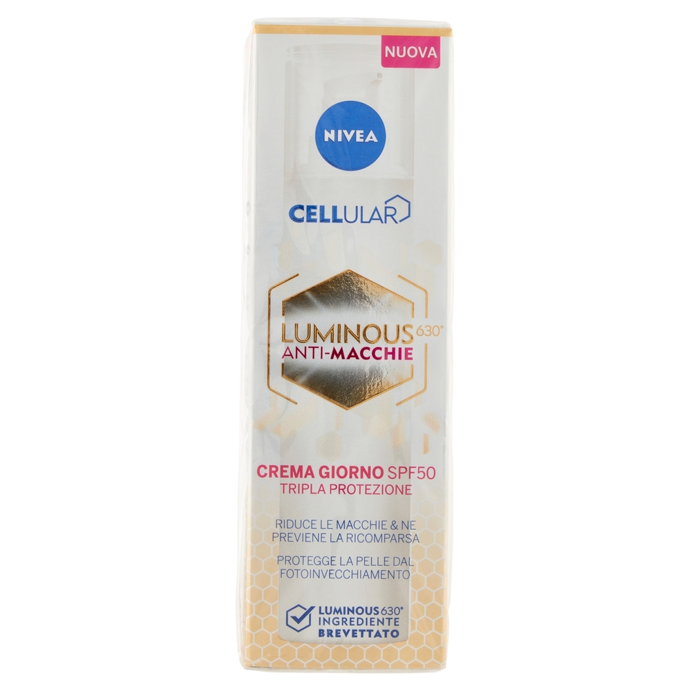 Nivea Cellular Luminous630 Anti-Macchie Crema Giorno SPF50 Tripla Protezione 40 ml
